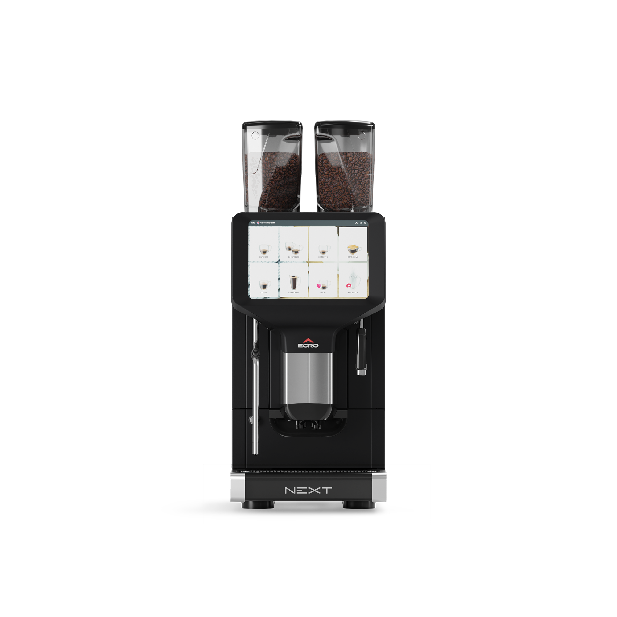 Egro Next, an advanced fully automatic coffee machine
