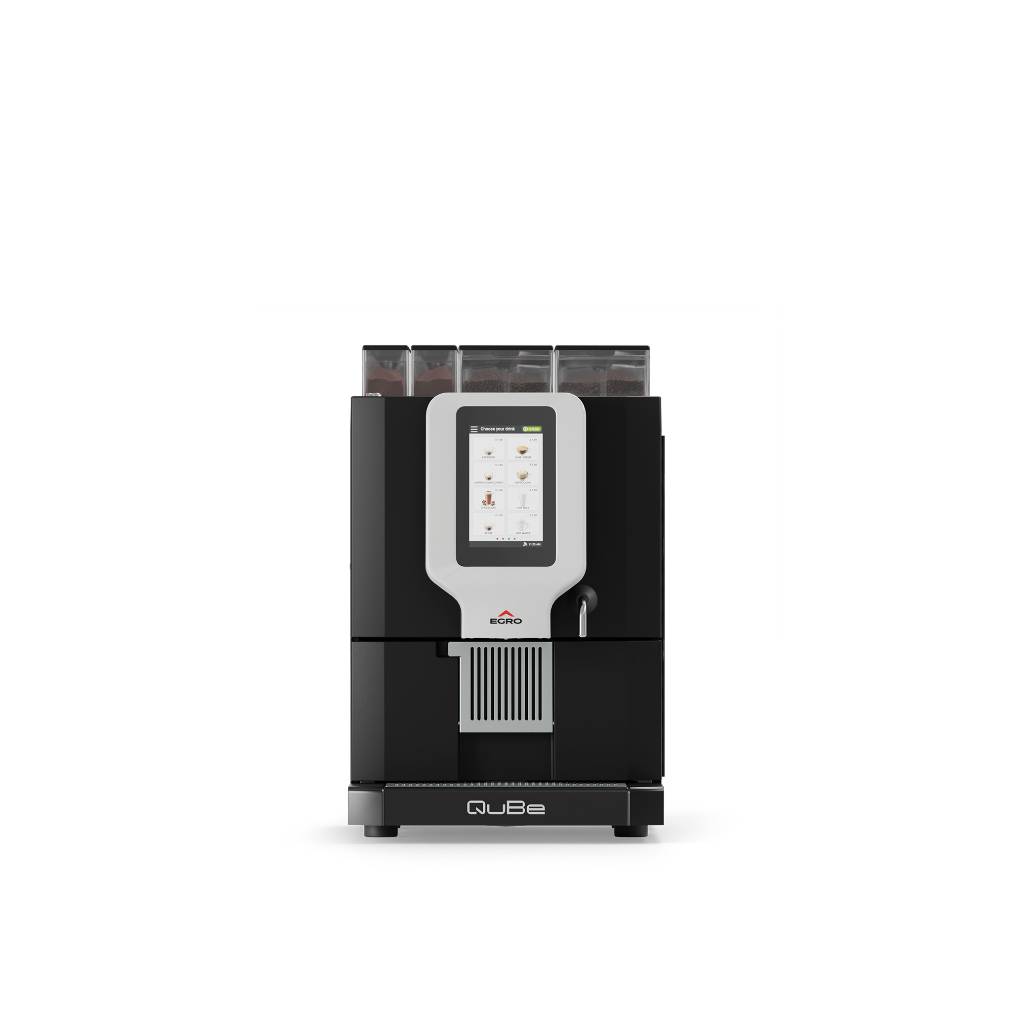 QuBe automatic coffee machine ideal for hospitality Egro
